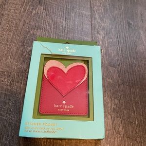 Kate Spade sticker Pocket (genuine leather)